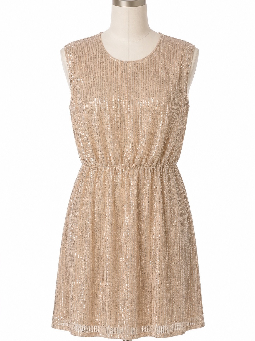 J. Crew Blush Pink Sequin Sleeveless Mini Cocktail Dress.-8